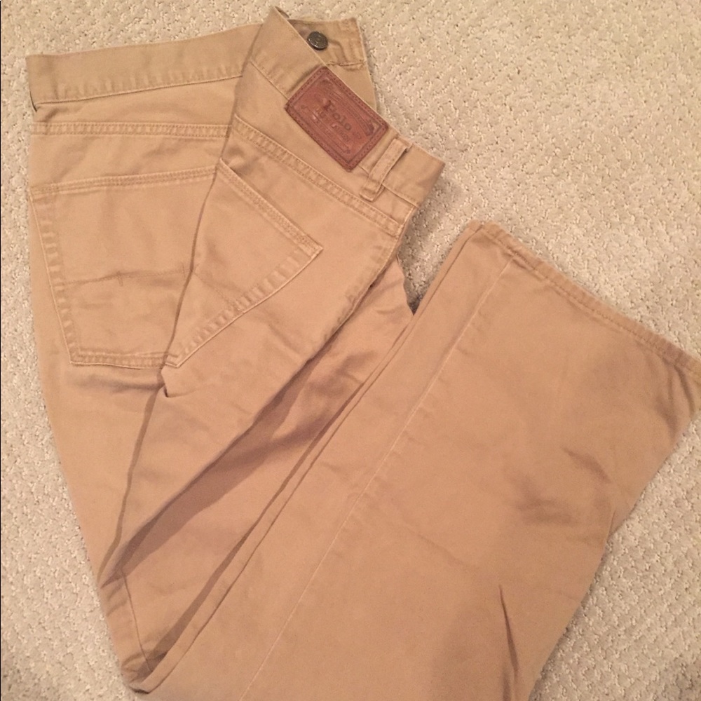 Ralph Lauren tan jean pant